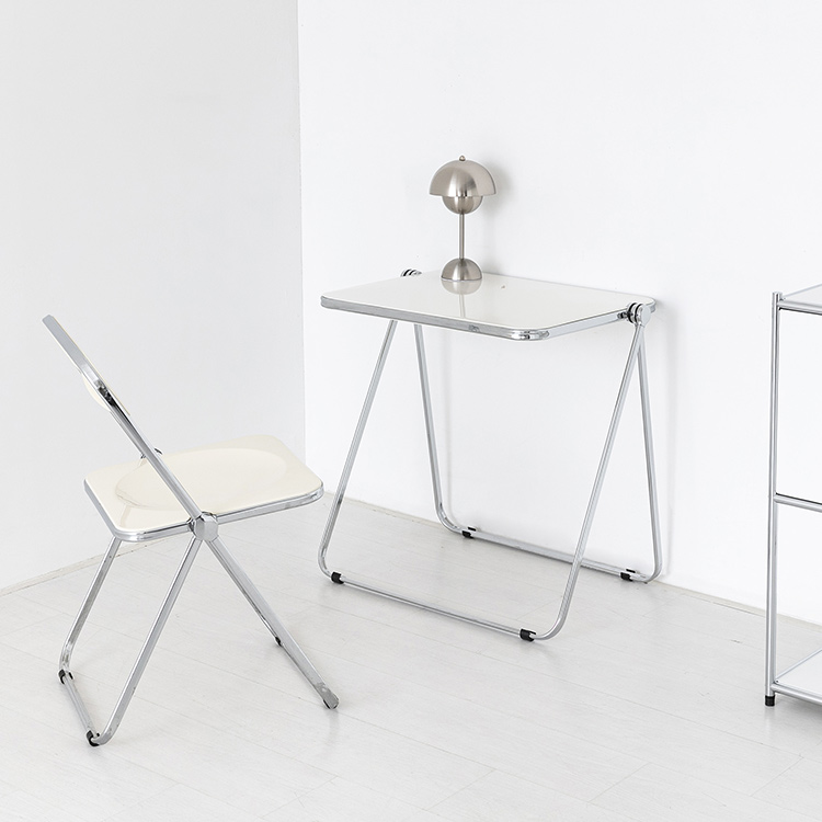 RUDAN 투명접이식테이블 아이보리 7725.3748