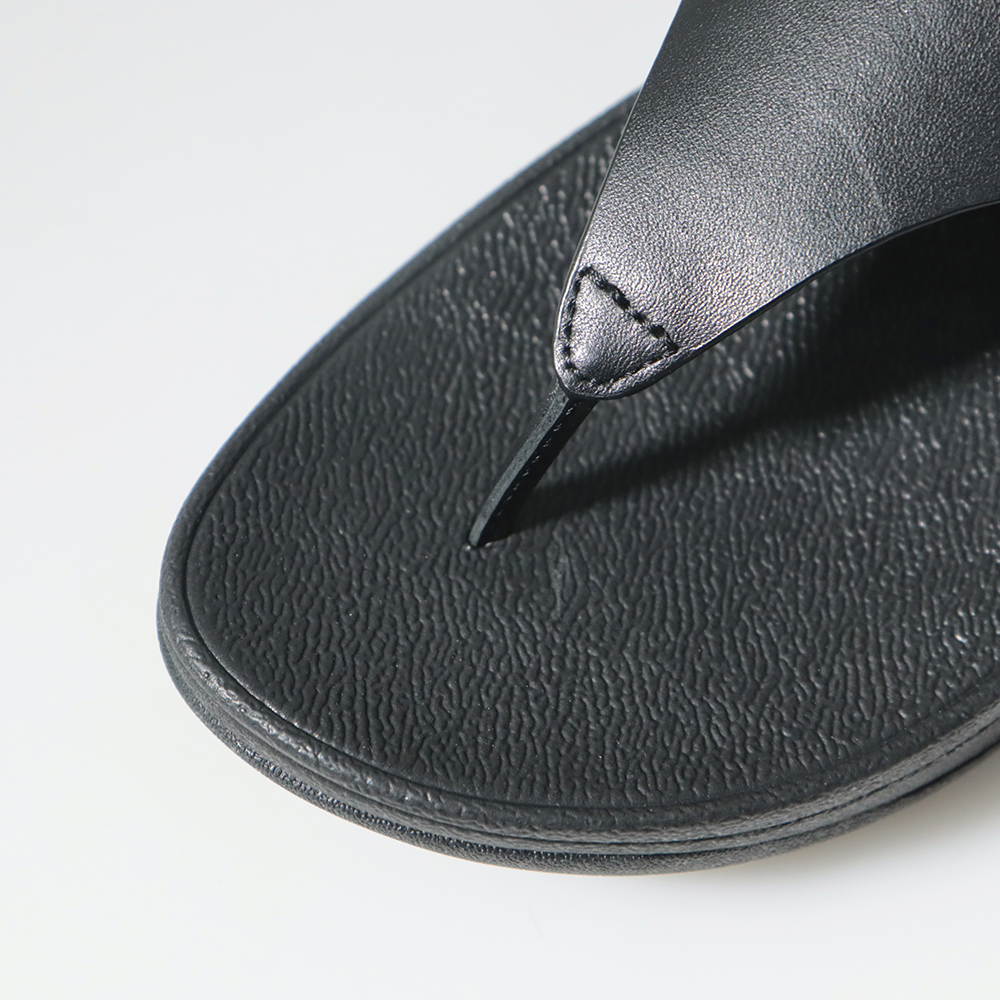 핏플랍 루루 여성 슬라이드 슬리퍼 블랙