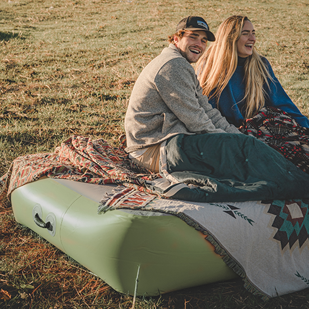 에어박스 프리미엄라인 초경량 TPU99 에어매트 캠핑매트 에어배드 캠핑배드 40cm 트윈 (200x145)