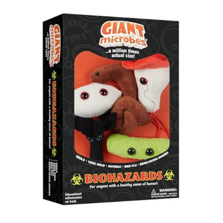 [GIANT MICROBES][해외]인형 위험세균세트 에볼라 탄저균 결핵 스타키보트리스 뇌먹는아메바