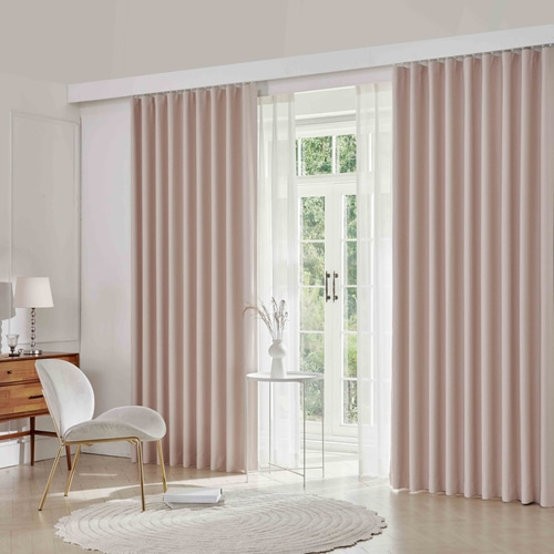 커튼명장 유안 암막 이음선 없는 깔끔한 형상기억 커튼