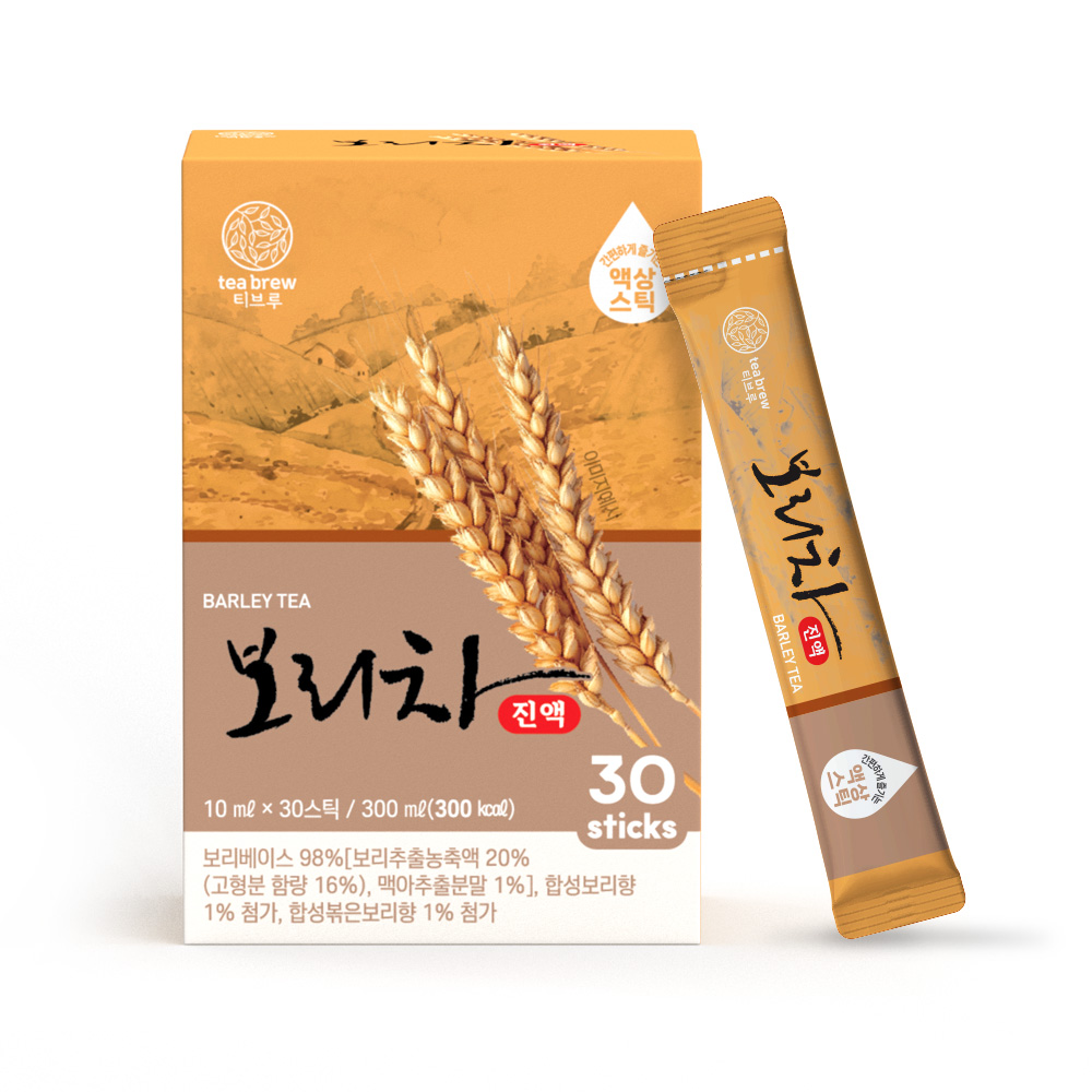 맥널티 티브루 보리차 원액 간편 액상스틱 30개입