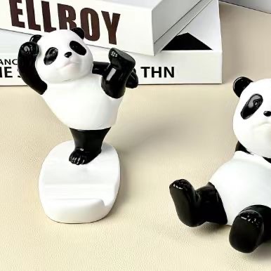 올거치 책상 침대 핸드폰 거치대 푸바오 팬더 2종 루이바오 후이 테이블 아이패드 이미지 6