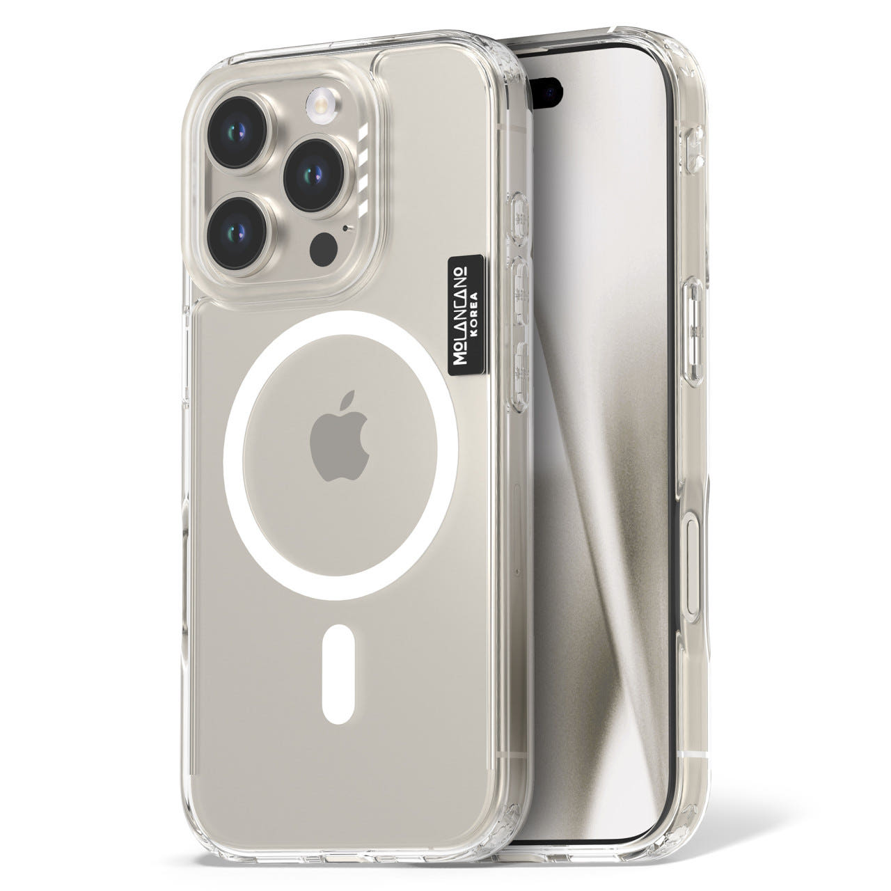 크리스탈 2배자력 맥세이프 방탄 범퍼 젤하드 클리어 케이스 투명, 아이폰13 미니