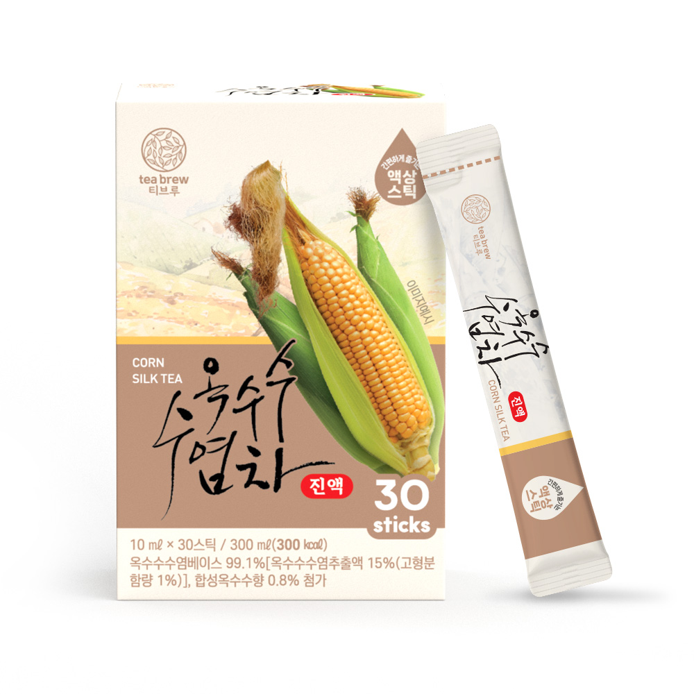 맥널티 티브루 옥수수수염차 원액 간편 액상스틱 30개입