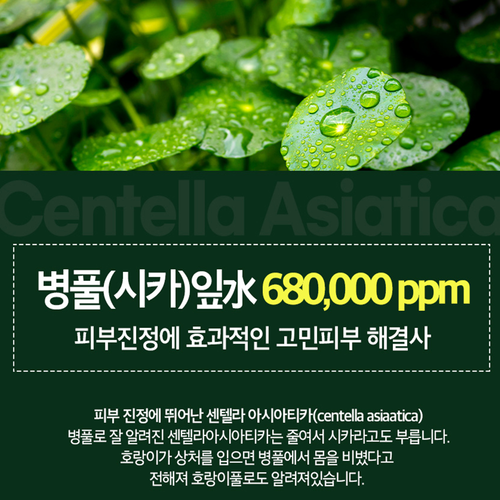 여드름피부 민감피부 시카 병풀 바하 색소침착 진정크림 올그린톡스솔루션 50ml, 1개 - 상세 이미지 3