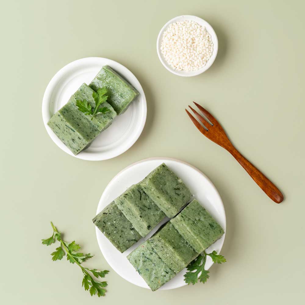 쑥찰떡 400g(40g x 10봉) 국내산 찹쌀 식사대용 누드 쑥떡 인절미 낱개포장 - 상세 이미지 5