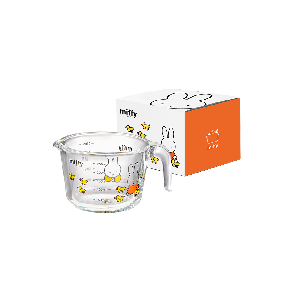 [에지리x미피] 계량컵 내열유리 눈금컵 250ml 500ml 1L - 상세 이미지 2