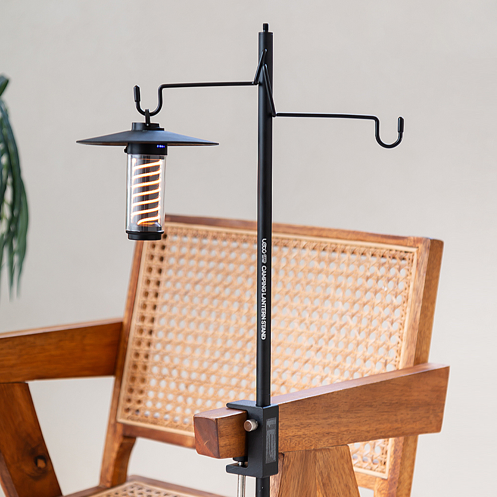 레토 듀얼 캠핑 랜턴걸이 스탠드 거치대 2Way 테이블 파일드라이버 겸용 LCE-LR01