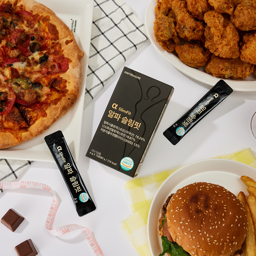 지니트레저 알파CD 3130mg 알파슬림핏 알파시클로덱스트린 제로파우더 15포, 3개