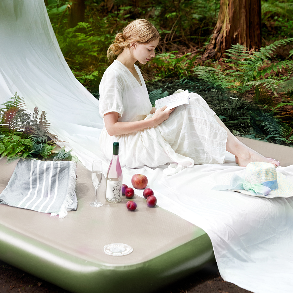 [추석 초특가] 에어박스 프리미엄라인 에어로네스트+99 TPU99 초경량 에어매트 캠핑매트 10cm 트리플 (200x200)