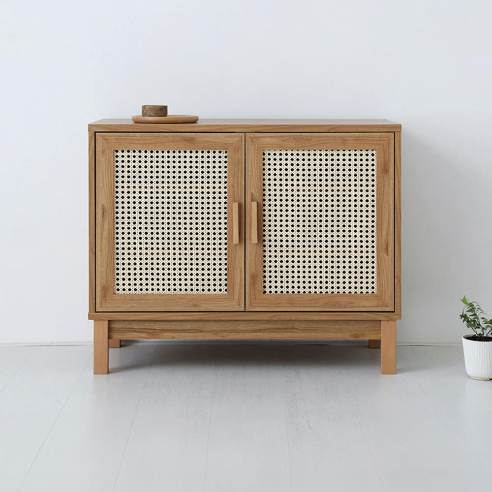 벤탄 2문 수납장 9073 CHM7390 900x400x733mm, 1단, 화이트파인베니어 3653.3780 - 상세 이미지 4