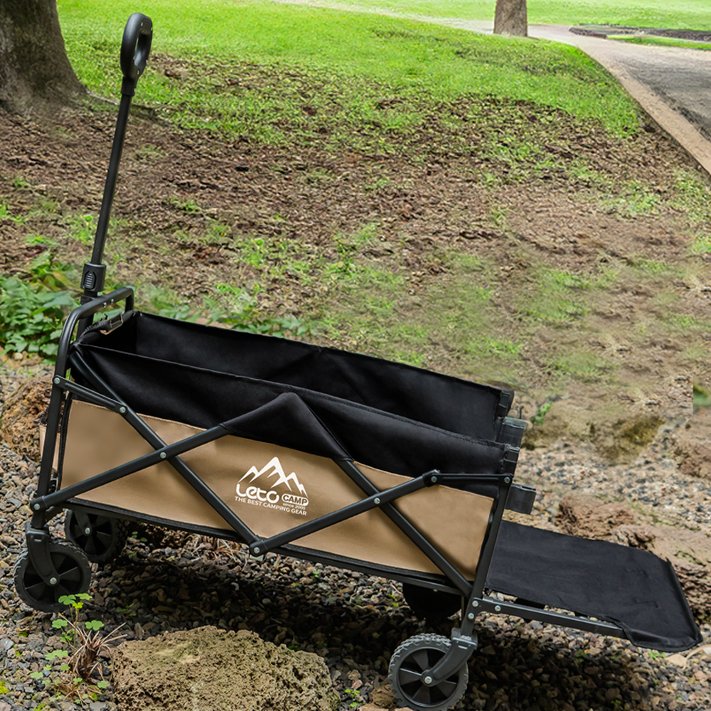레토 접이식 캠핑웨건 카트 블랙 LCP-W01