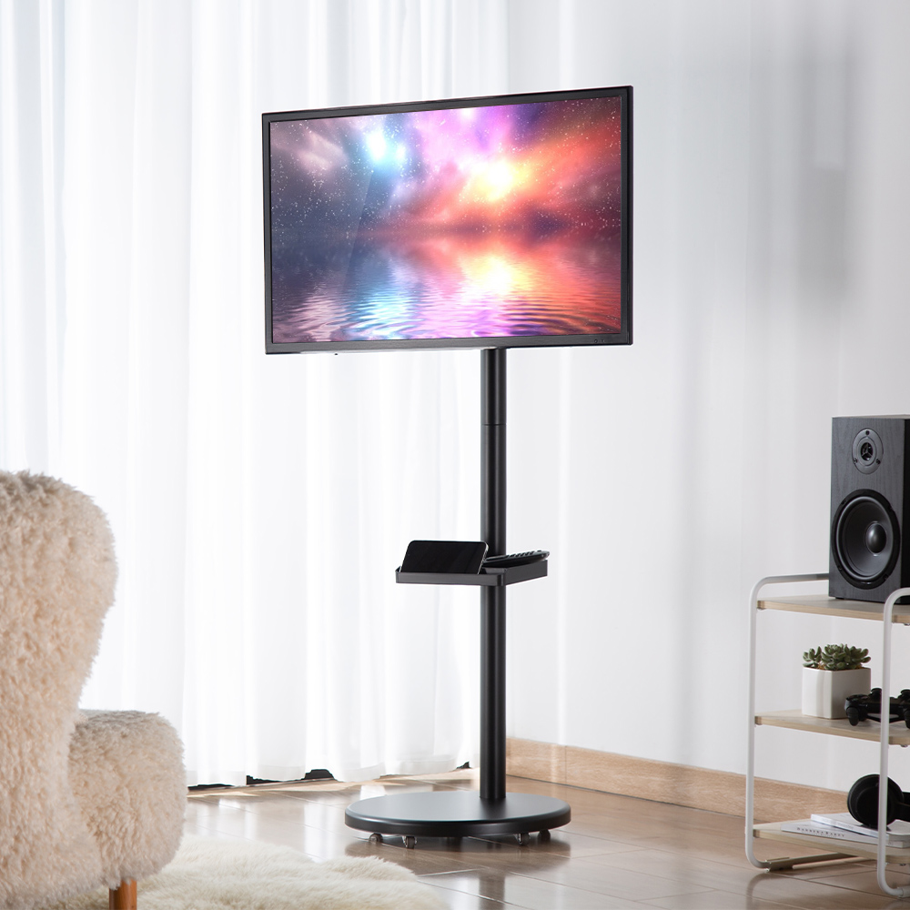 틱툭탁 무빙 스마트 티비 스탠드 블랙 LG 삼성 tv 모니터 호환 삼탠바이미 이동식 거치대 - 상세 이미지 4