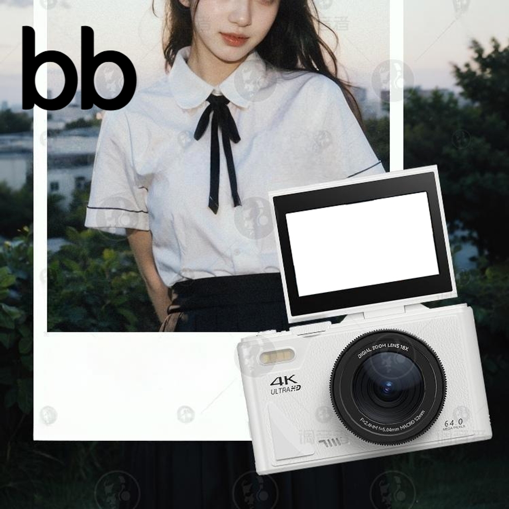 미니 디지털 카메라 클래식 브이로그 미러리스 디토 입문 레트로 디카 휴대용 본품 4G - 상세 이미지 3