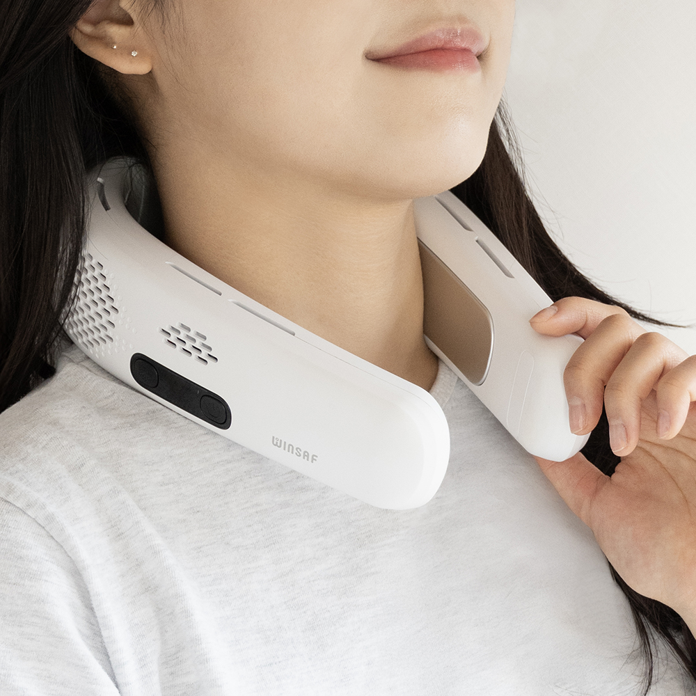 넥쿨러 WF-N1 웨어러블 윈세프 넥선풍기 BLDC모터 냉각패드