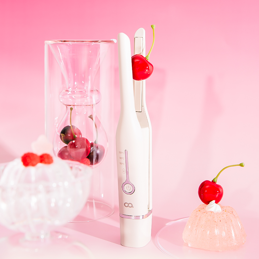 오아 무선 뿌리 볼륨 고데기 미니 앞머리 뽕 얇은 헤어 고대기 5000mAh대용량 배터리