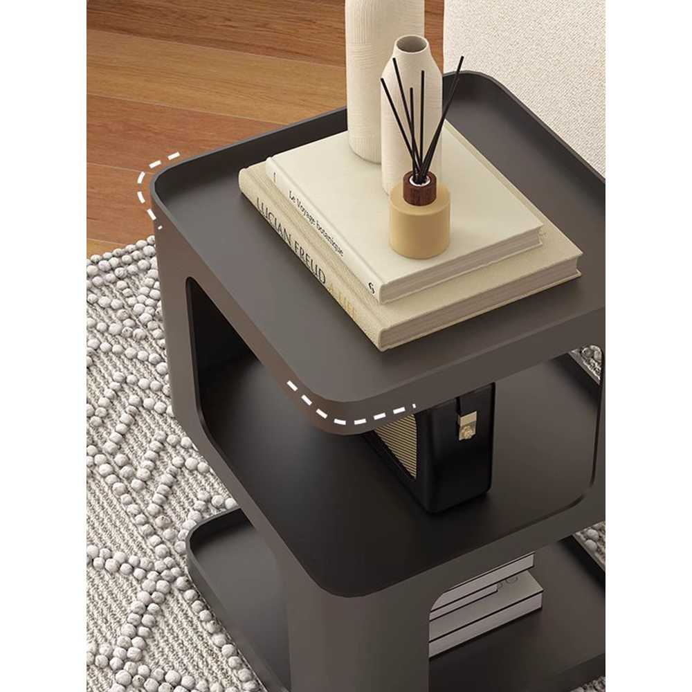 사이드 테이블 간이 거실 침대 인테리어용 모던 선반 35x35x55 이미지 6