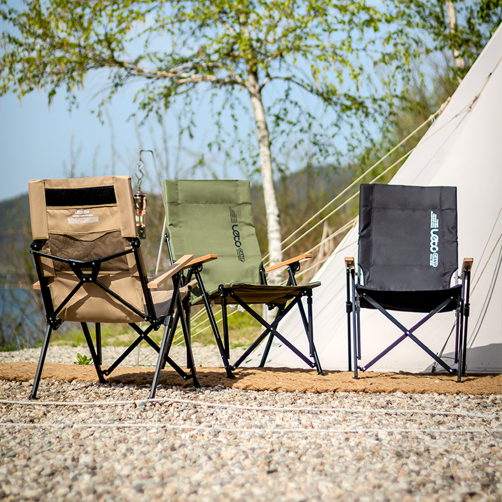 각도조절 릴렉스 접이식 롱 캠핑의자 체어 LCP-CA05, 블랙, 1개