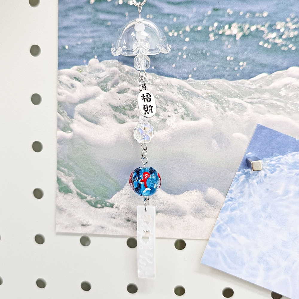 키링제작 아크릴캡 해파리 미니풍경 사용법 후기