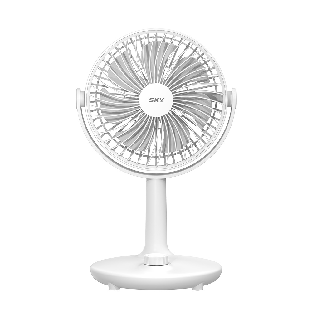 윈드 WD5 탁상용 무선 선풍기 BLDC 책상용 C타입 쿨링팬 화이트
