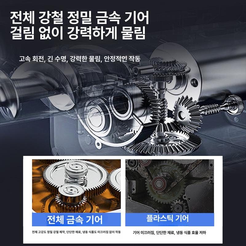 업소용 민찌기 고기 다지는 기계 연육기 분쇄기 써는 머신 8형 반강 - 상세 이미지 2