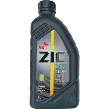 SK엔무브 엔진오일 가솔린 ZIC X7 ZERO 0W-30 1L