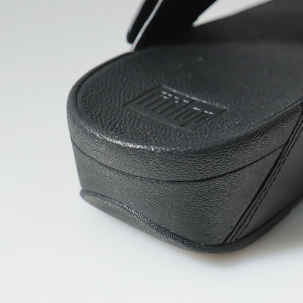 핏플랍 루루 여성 슬라이드 슬리퍼 블랙