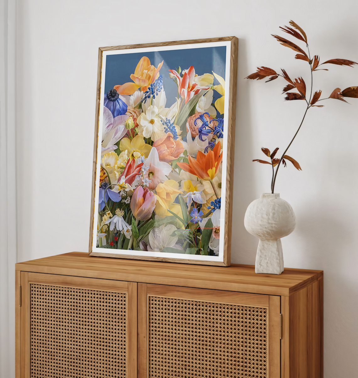 컬러 플라워 보태니컬 아트 포스터 거실 카페 인테리어 Bouquet Flowers - 상세 이미지 5
