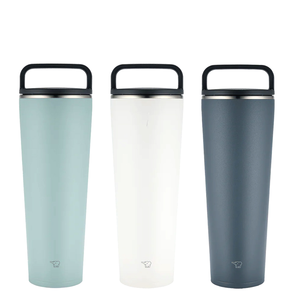 조지루시 대용량 손잡이 캐리 루프 텀블러 720ml 스텐 보온 보냉 핸들 차량용 코끼리 - 상세 이미지 3