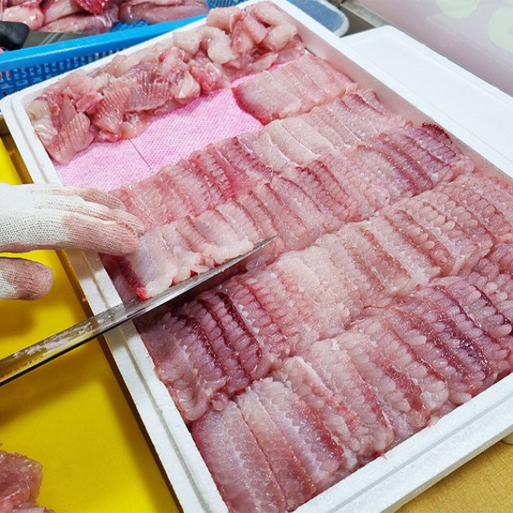 [억수로상회] 거의 삭히지 않은 싱싱한 목포 홍어(국내산) 500g 이미지 7