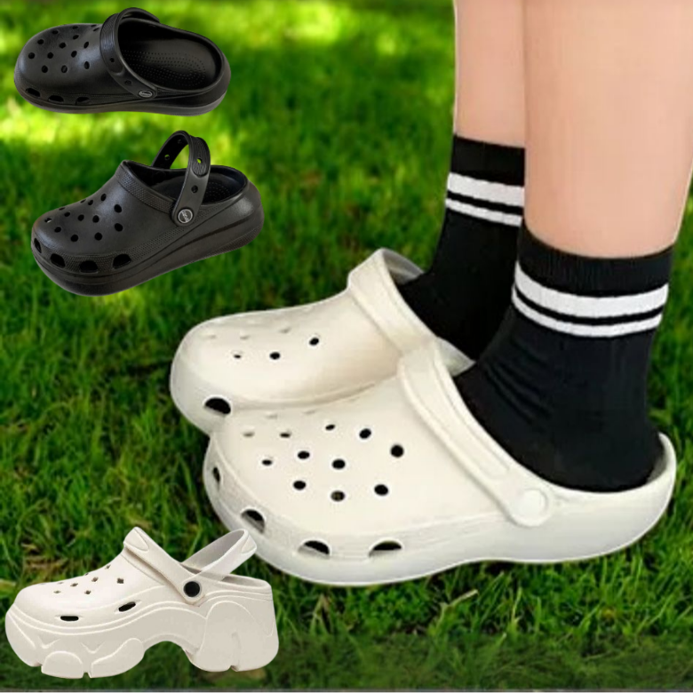 발편한 크럭스 여름 통굽 샌들 자비츠 크록 키높이 플랫폼샌들 가보시 편한 여성