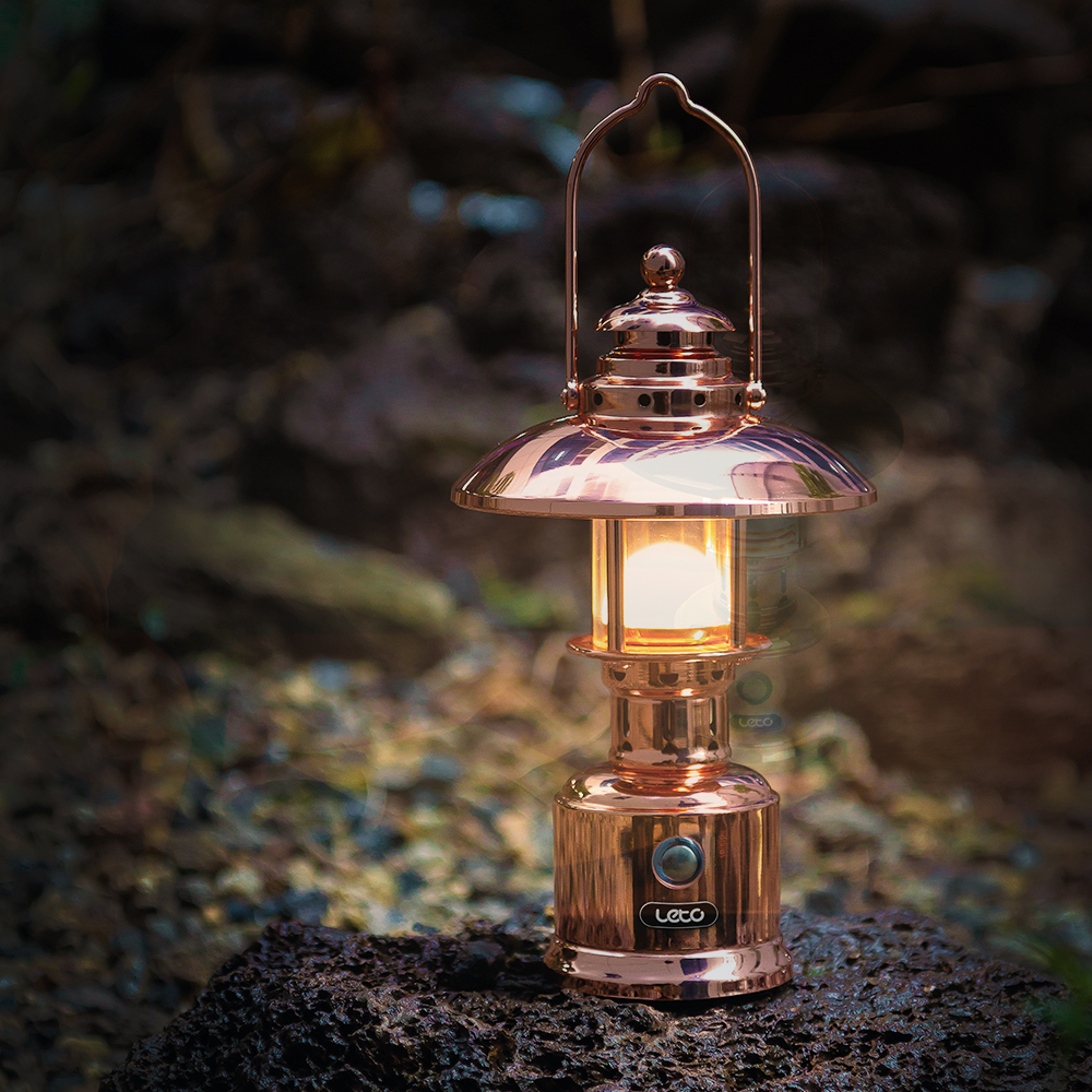 레토 감성 캠핑랜턴 황동 광부랜턴2 LED 캠핑조명 LPL-MW13