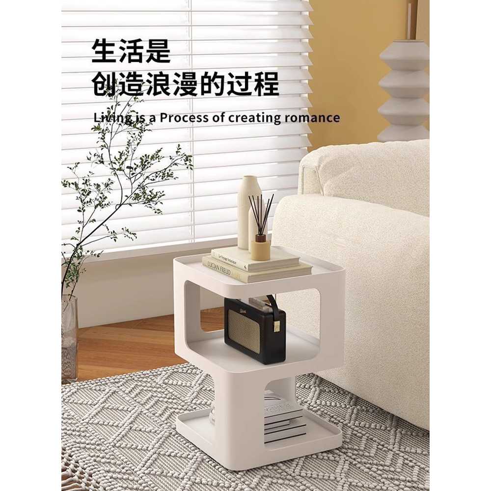 사이드 테이블 간이 거실 침대 인테리어용 모던 선반 35x35x55 - 상세 이미지 2