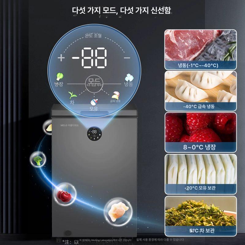 미니 에너지 절약 소형 냉동고 100L냉동고 BC