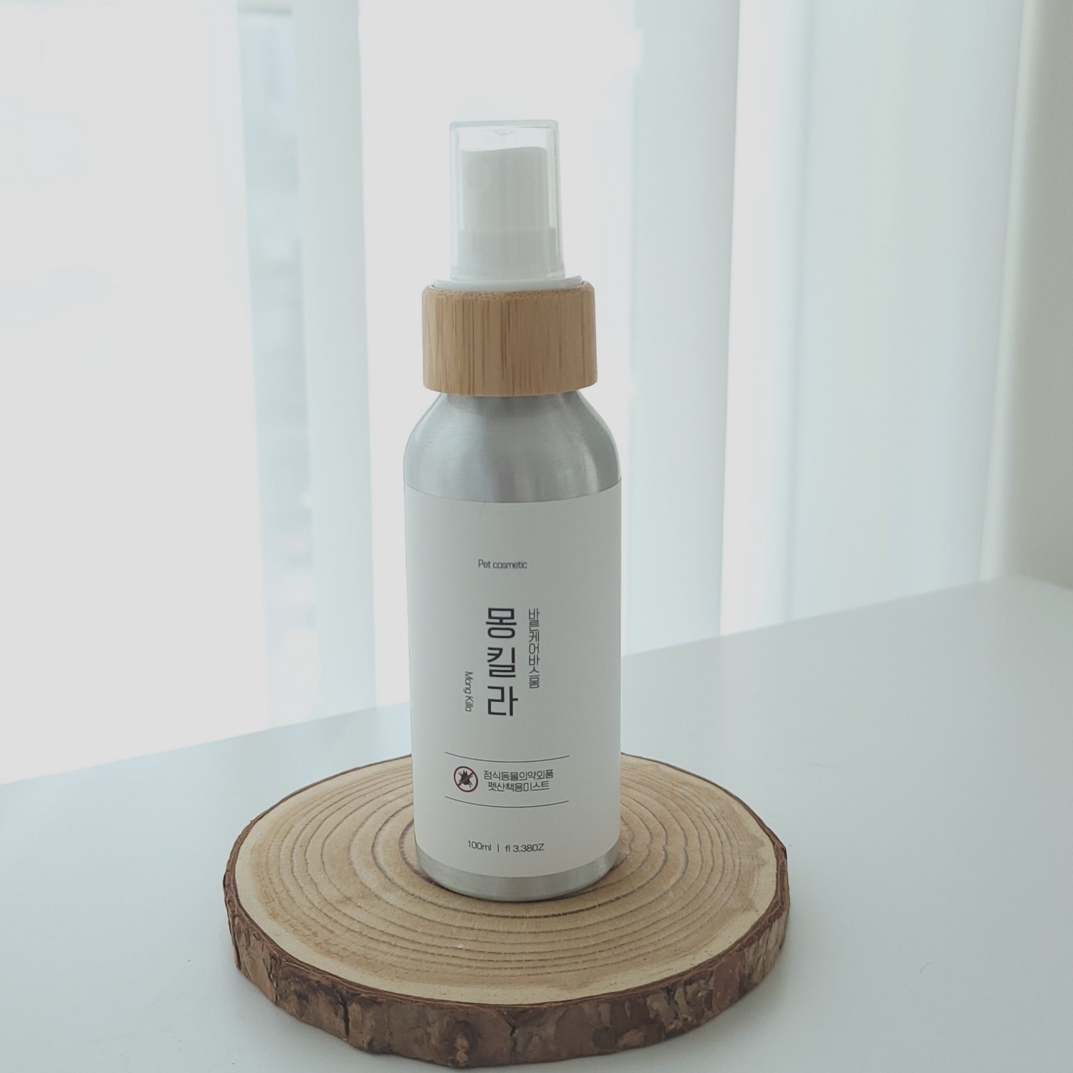 바스몽 몽킬라 강아지 천연 진드기 퇴치제 모기 해충 벌레방지 스프레이 100ml - 상세 이미지 4