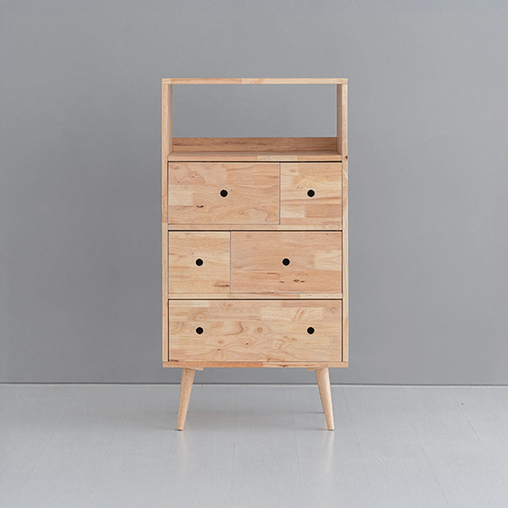 벤쿠 선반수납장 B형 600x400x1150mm, 4단, 고무나무 1038.2272 - 상세 이미지 2