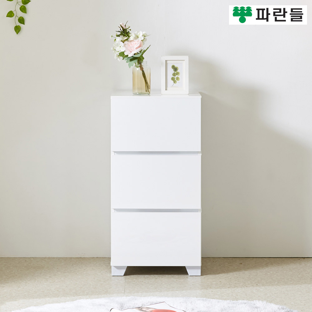 파란들가구 고광택 400 서랍장 3단서랍장 다용도수납장 : 디스몰