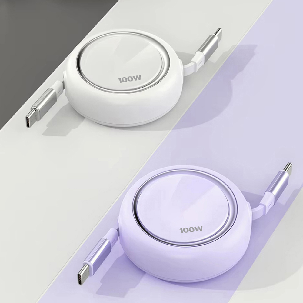 뉴클 C타입 자동감김 릴케이블 100W 초고속 충전 - 상세 이미지 2