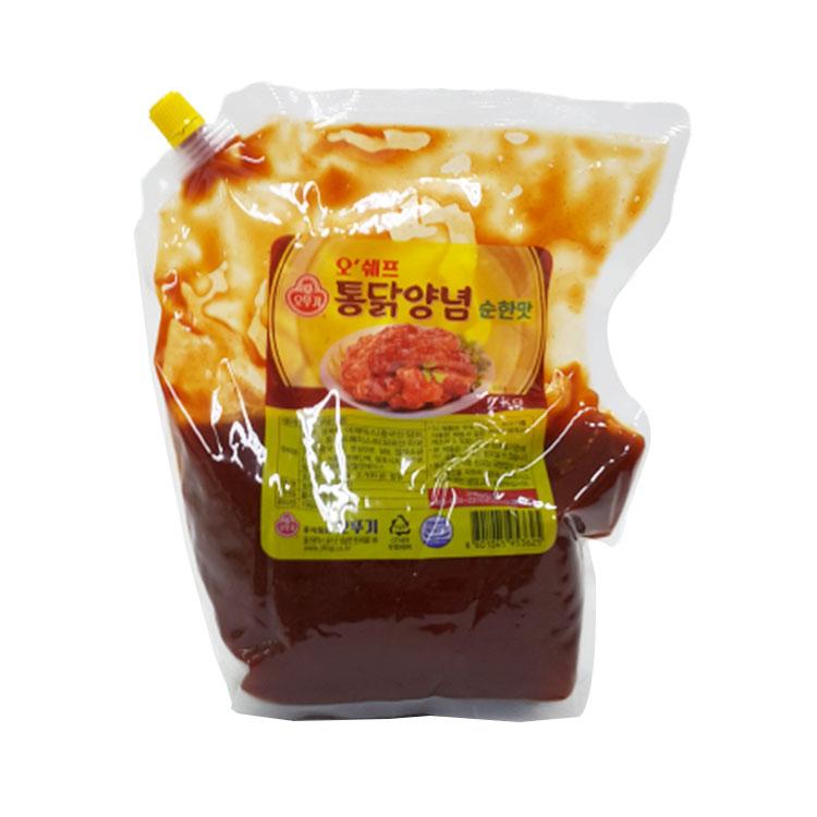 원하프] 통닭양념(순한맛) 2KG/오뚜기 [고객만족 총알배송 : 원하프