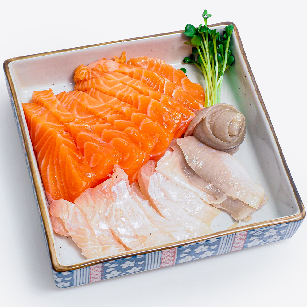 곤부지메 숙성 광어, 연어 300g 청주 다시마 - 상세 이미지 4