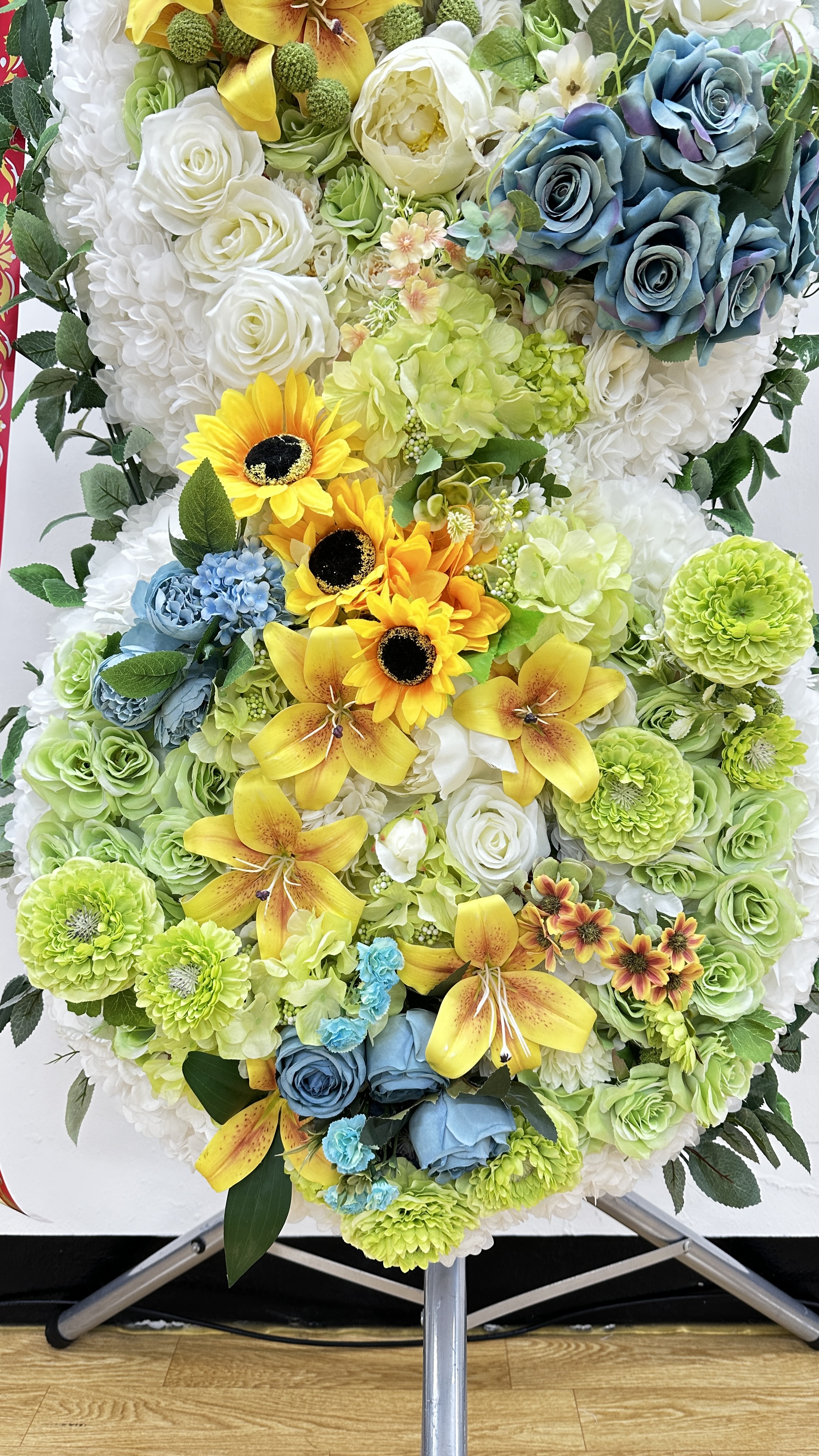 해바라기 몬스터플라워 드라마플라워 화환 축하화환 디자인화환 개업 개업식 결혼 결혼식 서울 경기