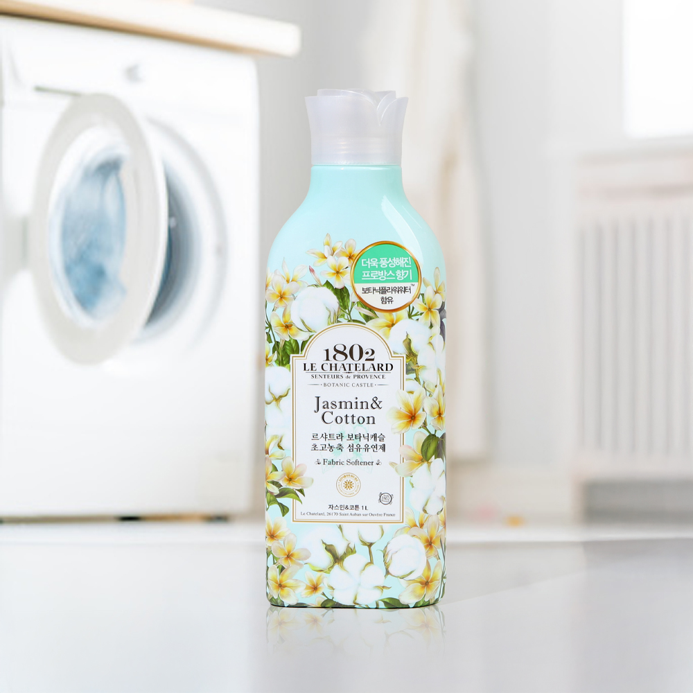 르샤트라 보타닉 고농축 섬유유연제 자스민 코튼 1L 용기