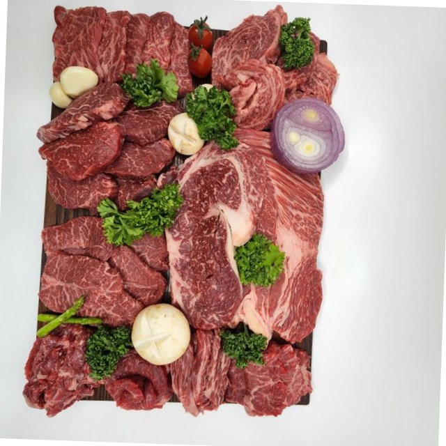 한우 1++ 구이용세트 800g 특수부위 준 쇠고기 갈비 : 나로유통-