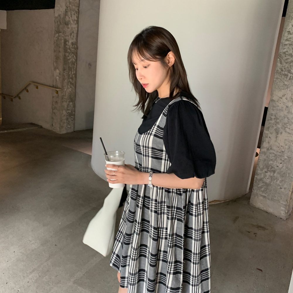 (무배)르에프 퍼프 실키 반팔 티셔츠 - 상세 이미지 4
