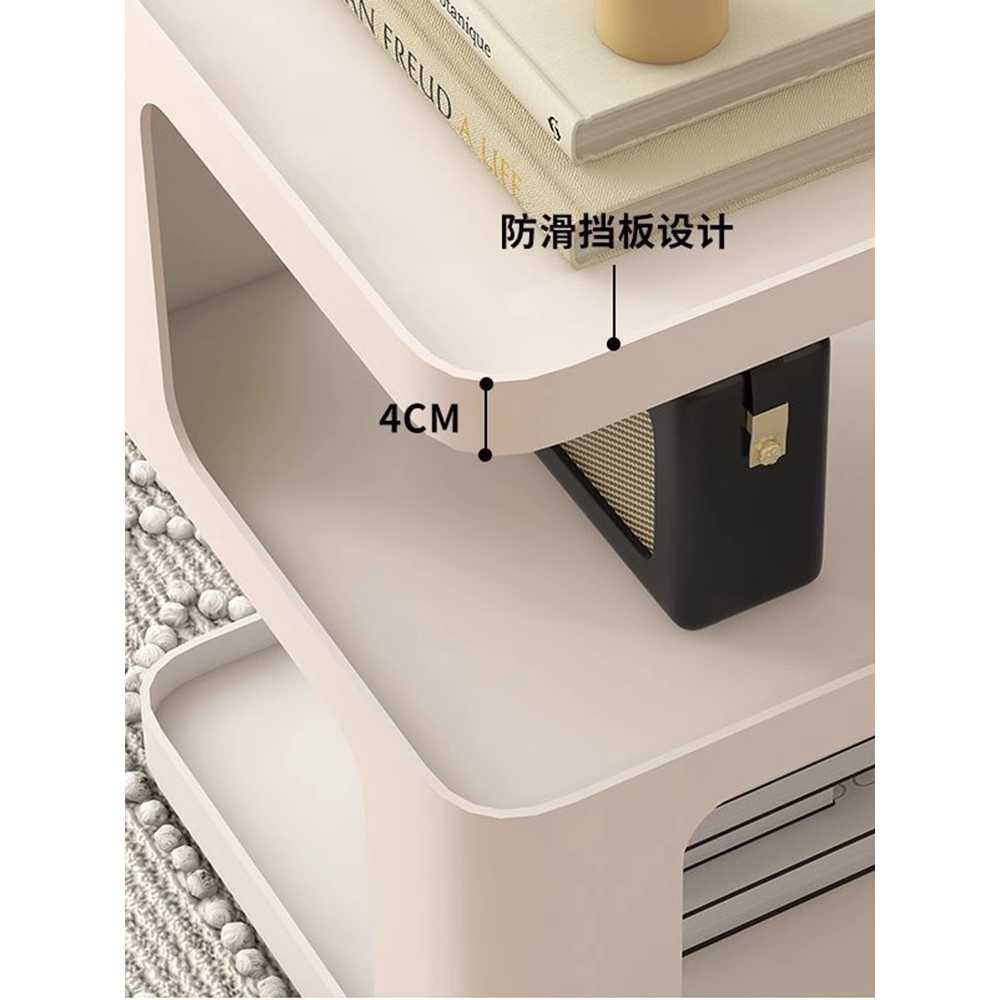 사이드 테이블 간이 거실 침대 인테리어용 모던 선반 35x35x55 - 상세 이미지 5