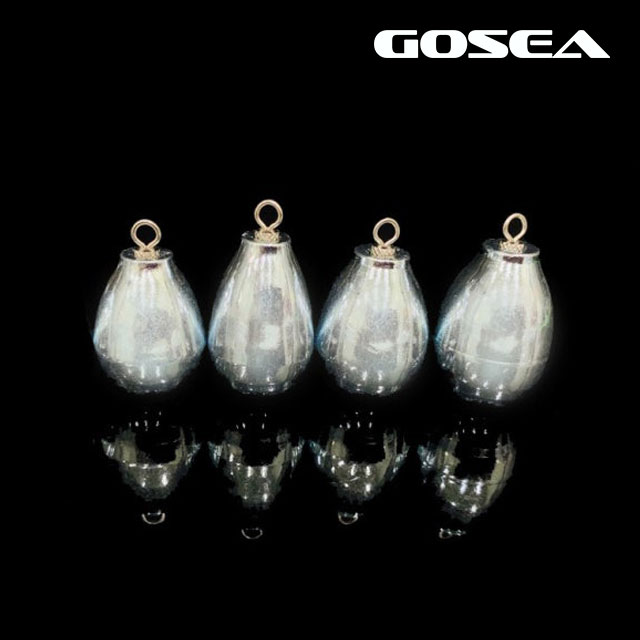 GOSEA 회전 물방울 봉돌 친환경 강철 고리 추 물방울추 싱커 8호 - 메인 이미지