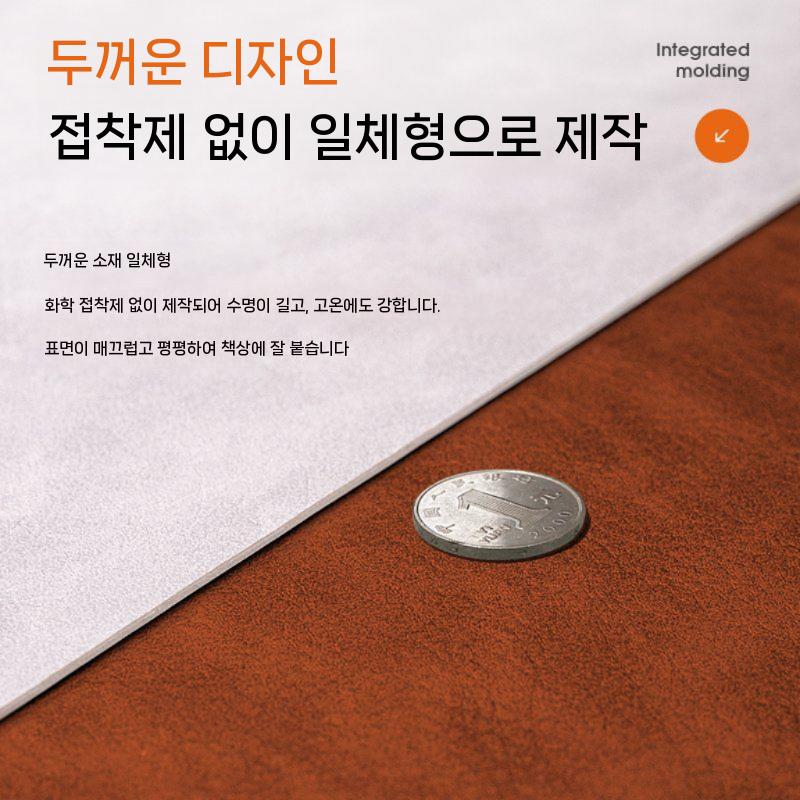 데스크매트 대형 인조가죽 패드 책상보호 컴퓨터책상 마우스패드 사무용(1) - 상세 이미지 4