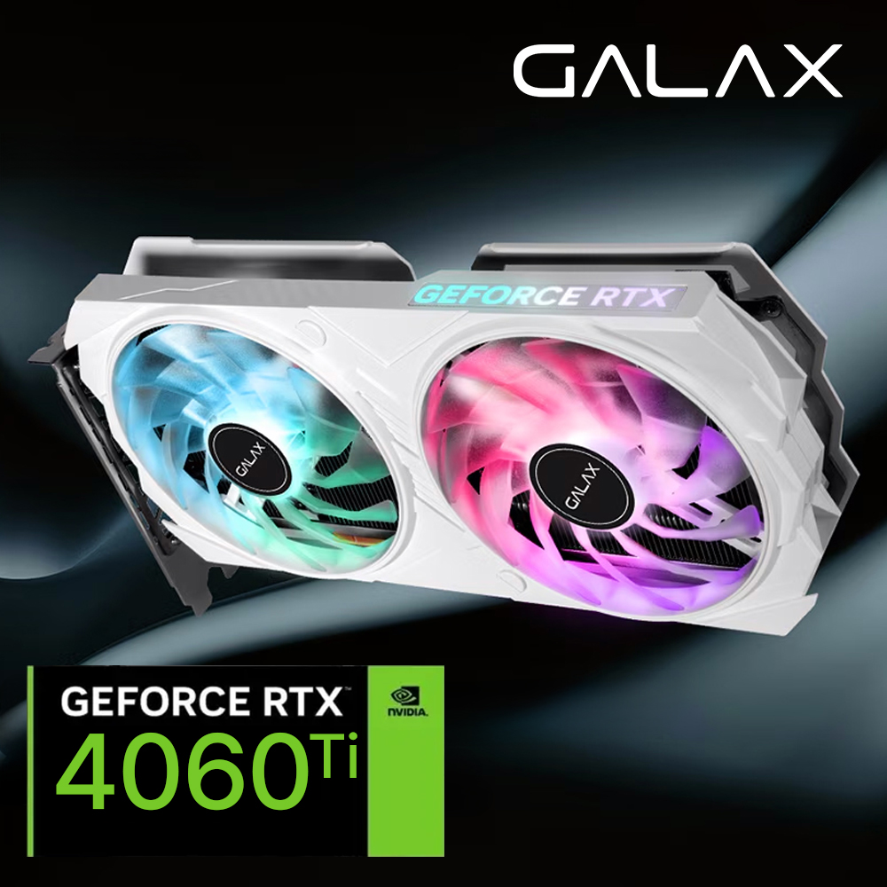 갤럭시 RTX4060TI 그래픽카드 EX OC V2 D6 8GB 화이트