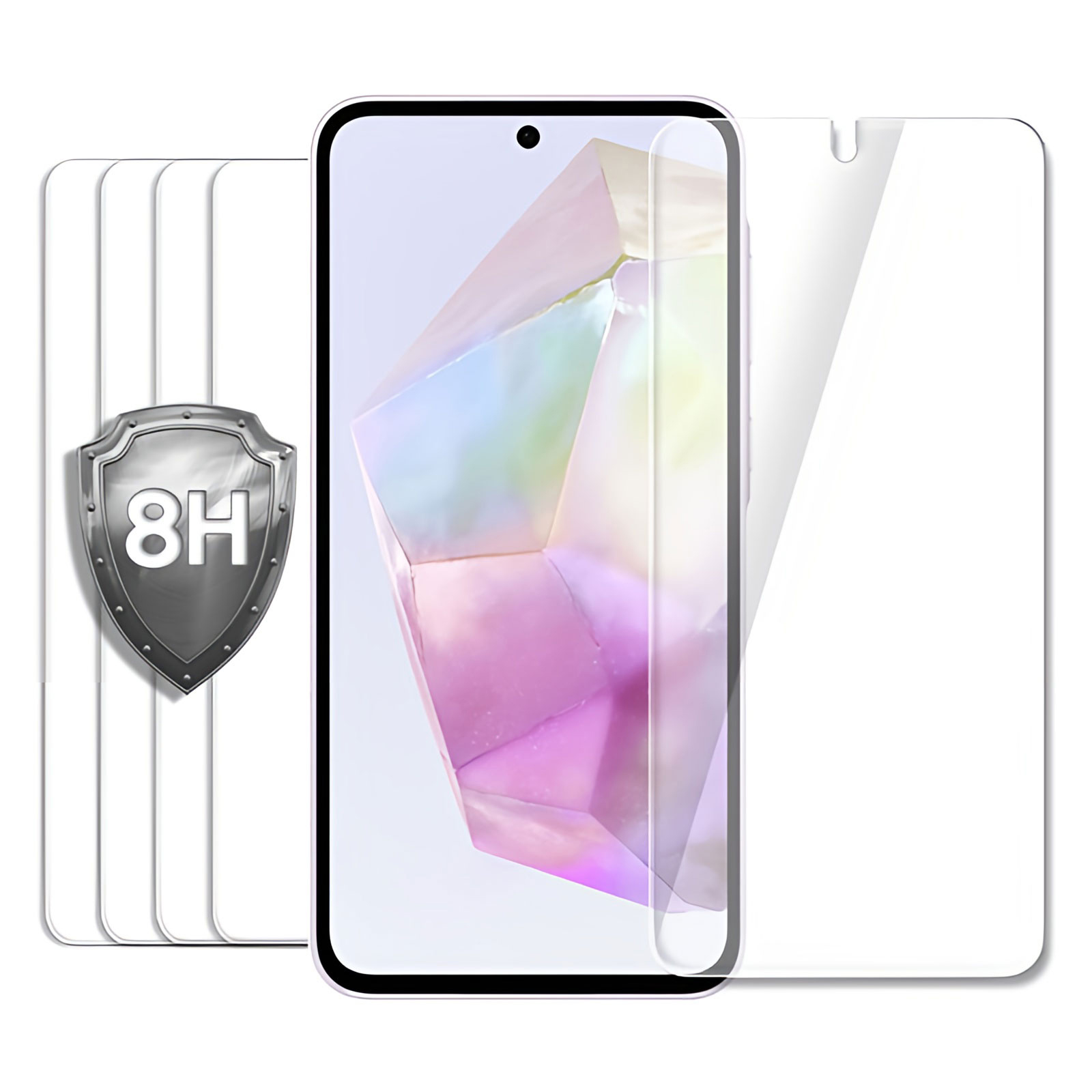 방탄 필름 갤럭시A35, 5매입 - 상품 이미지